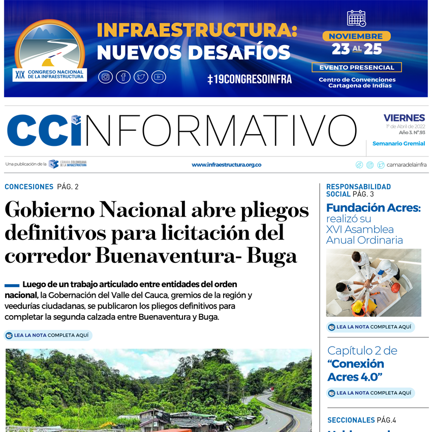 Edición No. 93 - 01 de abril